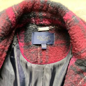 Rachael Roy, Small, Burgundy, Coat, Overfit, Warm